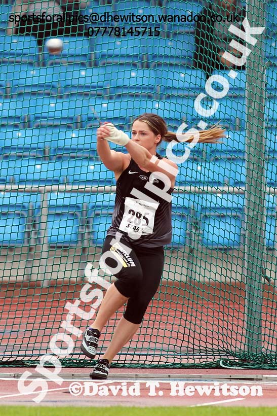 Womens  senior hammer, Northern Senior and Under-20s Track and Field Champs., Manchester. Photo: David T. Hewitson/Sports for All Pics